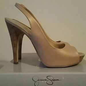 JESSICA SIMPSON - Peep Toe Heels